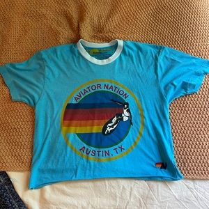 RARE aviator nation tshirt